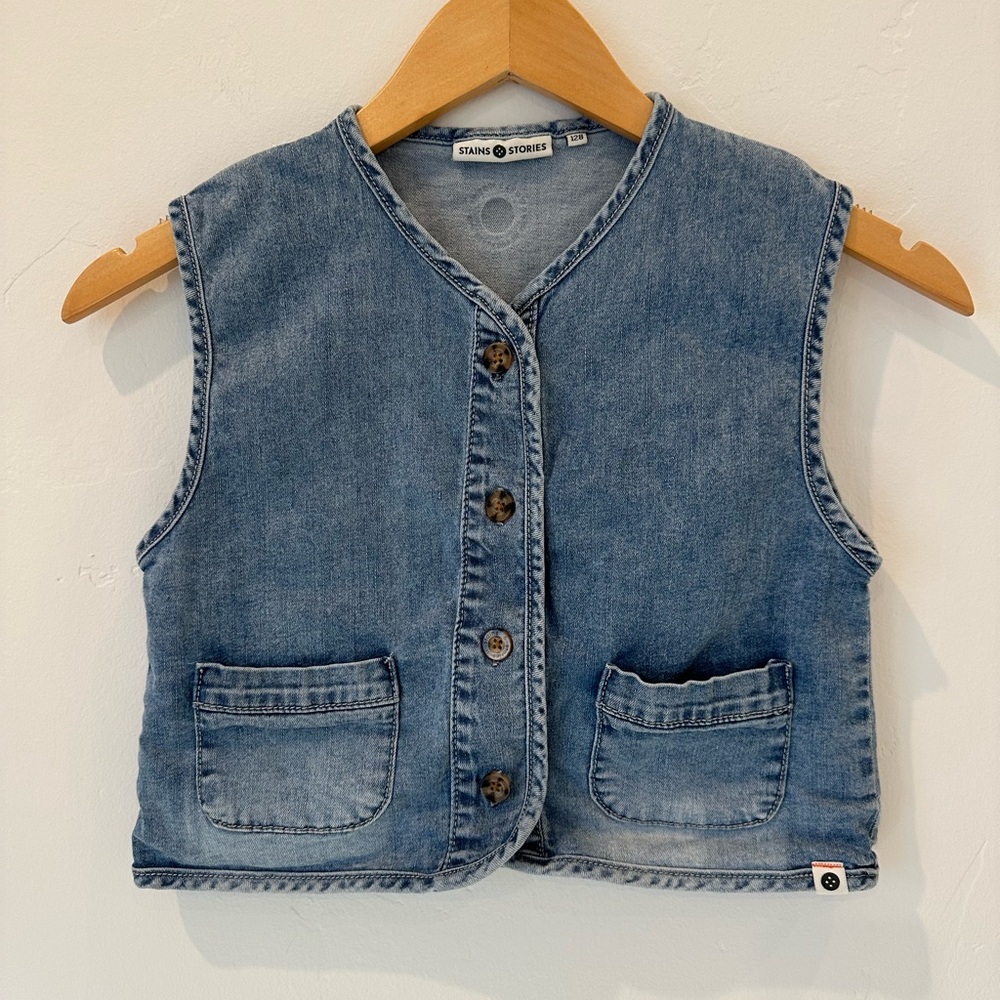 Blue Denim Kids Vest